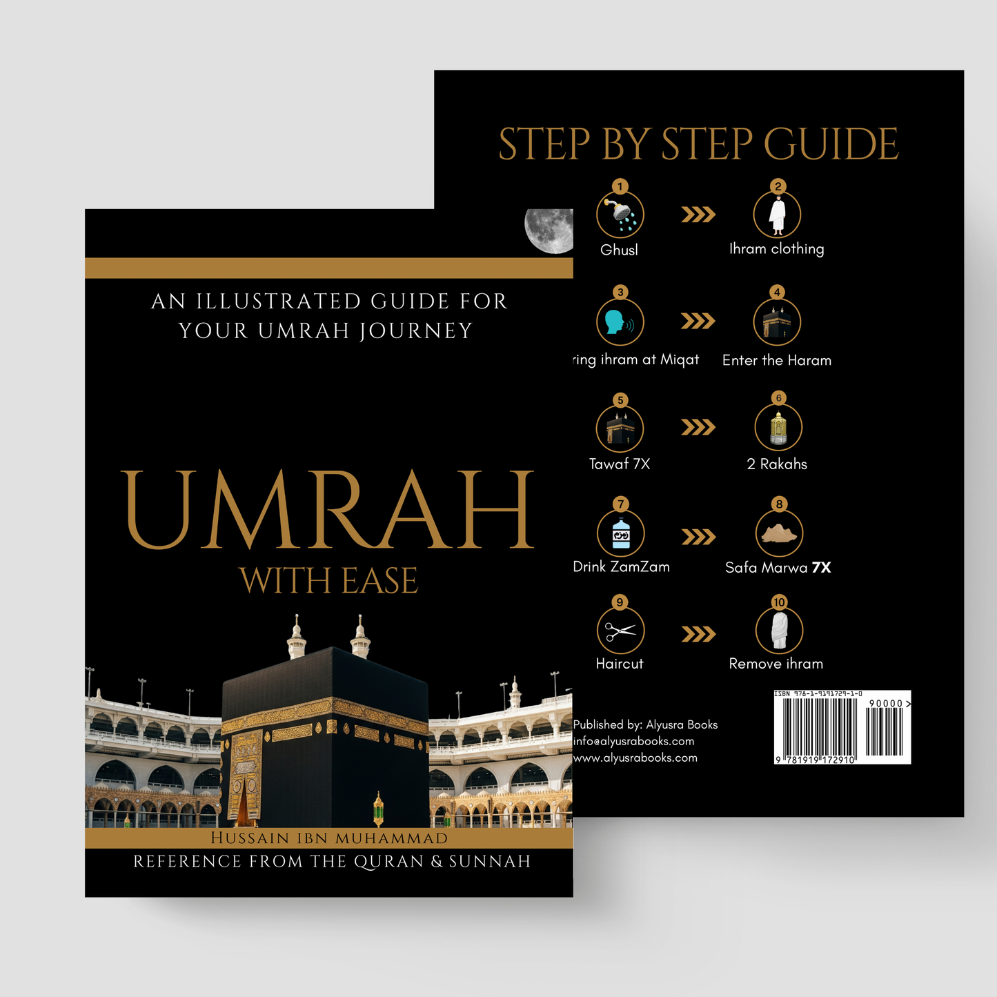 Umrah with Ease A6 - Illustrated Step by Step Umrah Book
