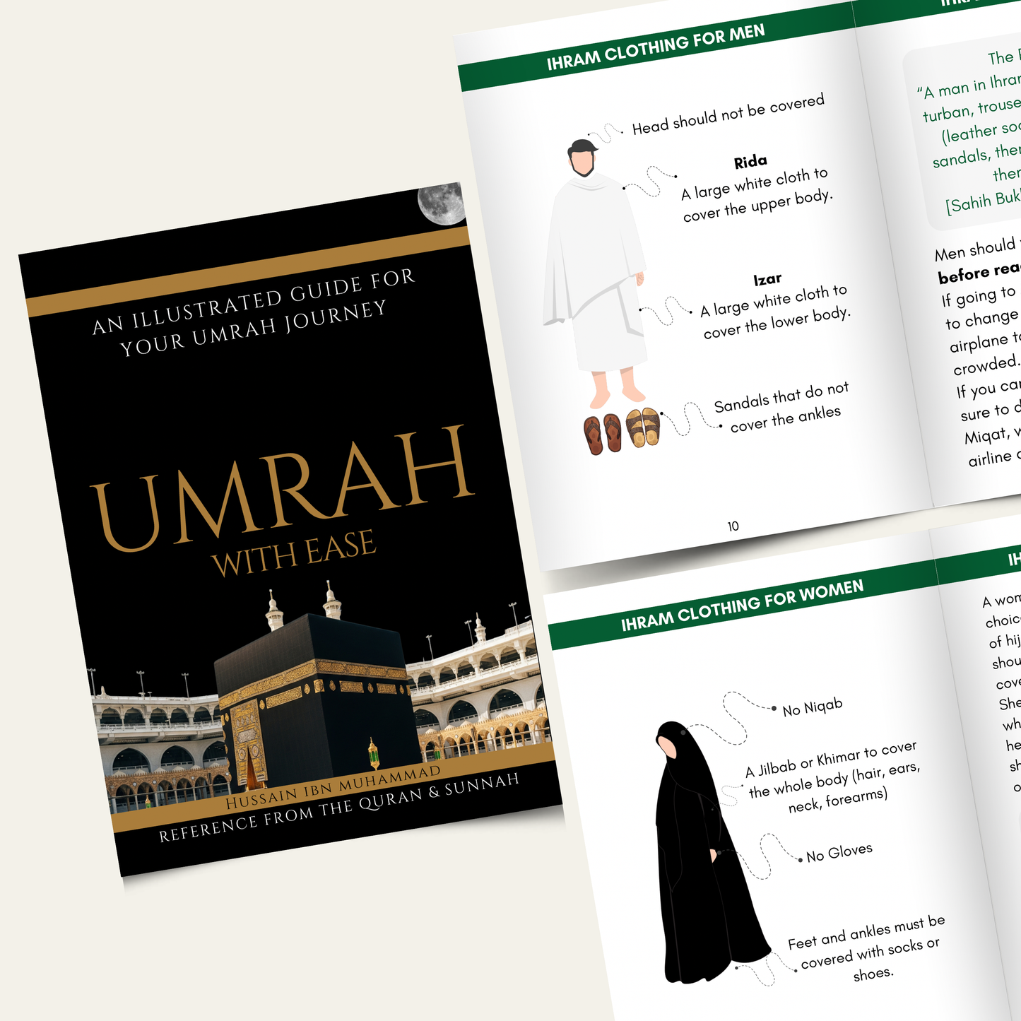 Umrah with Ease A6 - Illustrated Step by Step Umrah Book