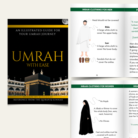 Umrah with Ease A6 - Illustrated Step by Step Umrah Book