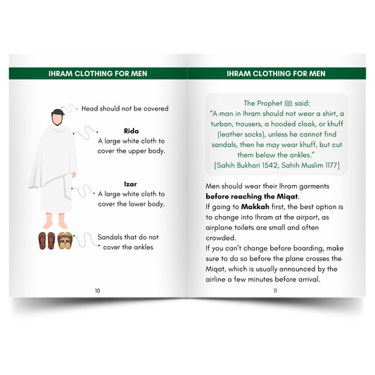 Umrah with Ease A6 - Illustrated Step by Step Umrah Book